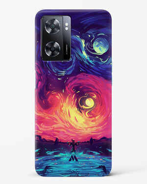 Starry Night Sun Hard Case Phone Cover (Oppo)