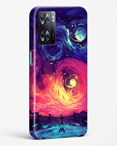 Starry Night Sun Hard Case Phone Cover (Oppo)