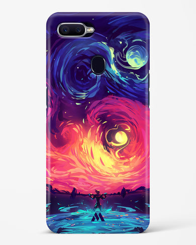 Starry Night Sun Hard Case Phone Cover (Oppo)