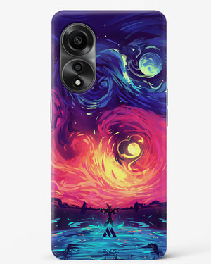 Starry Night Sun Hard Case Phone Cover (Oppo)