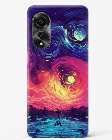 Starry Night Sun Hard Case Phone Cover (Oppo)