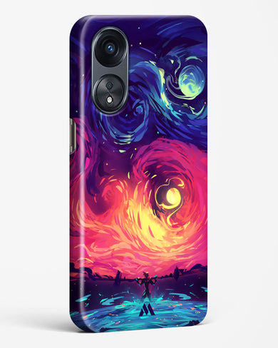 Starry Night Sun Hard Case Phone Cover (Oppo)