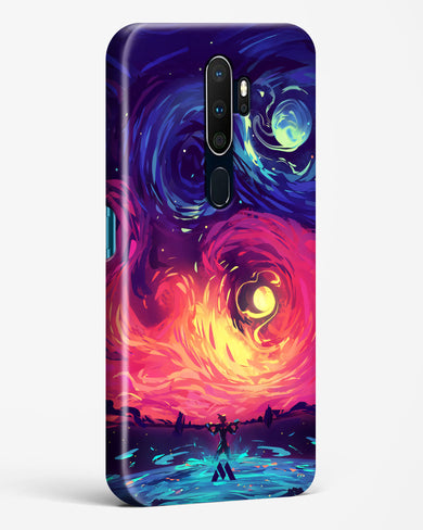 Starry Night Sun Hard Case Phone Cover (Oppo)