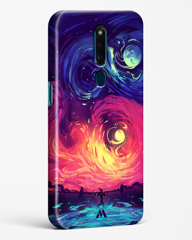 Starry Night Sun Hard Case Phone Cover (Oppo)