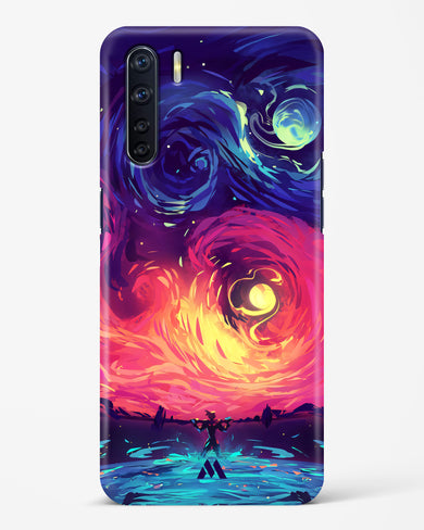 Starry Night Sun Hard Case Phone Cover (Oppo)