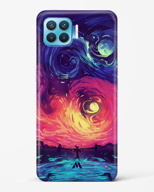 Starry Night Sun Hard Case Phone Cover (Oppo)