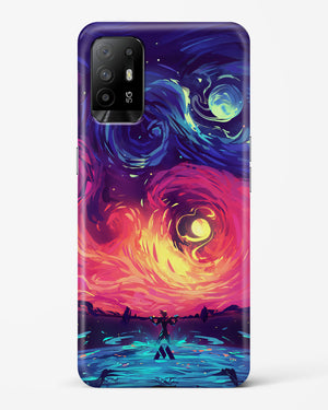 Starry Night Sun Hard Case Phone Cover (Oppo)