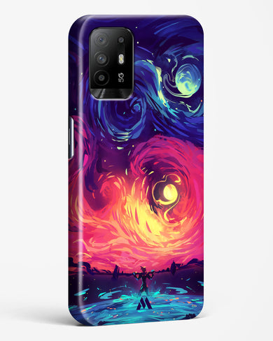 Starry Night Sun Hard Case Phone Cover (Oppo)