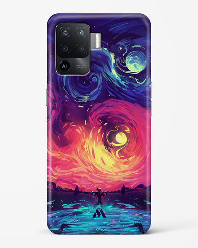 Starry Night Sun Hard Case Phone Cover (Oppo)