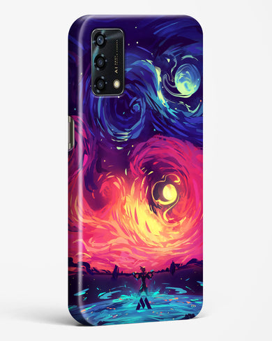 Starry Night Sun Hard Case Phone Cover (Oppo)