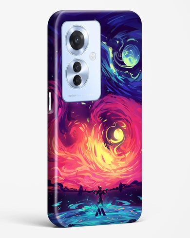 Starry Night Sun Hard Case Phone Cover (Oppo)