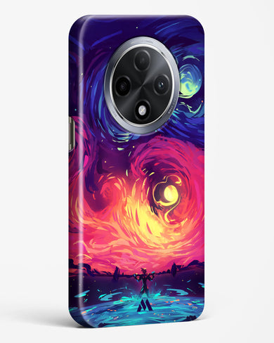 Starry Night Sun Hard Case Phone Cover (Oppo)