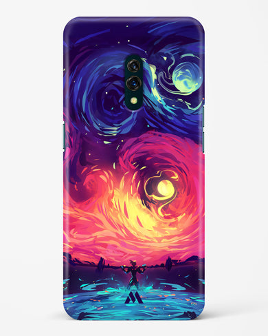 Starry Night Sun Hard Case Phone Cover (Oppo)