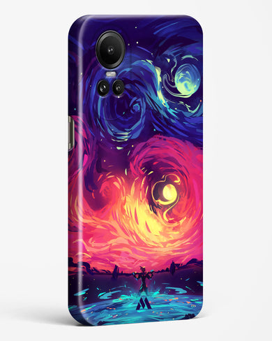 Starry Night Sun Hard Case Phone Cover (Oppo)