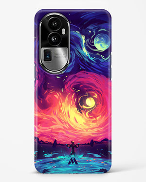 Starry Night Sun Hard Case Phone Cover (Oppo)