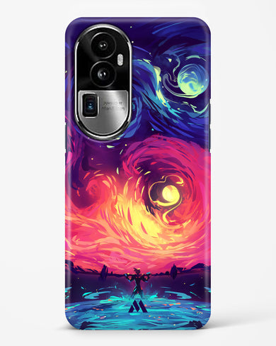 Starry Night Sun Hard Case Phone Cover (Oppo)