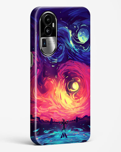 Starry Night Sun Hard Case Phone Cover (Oppo)