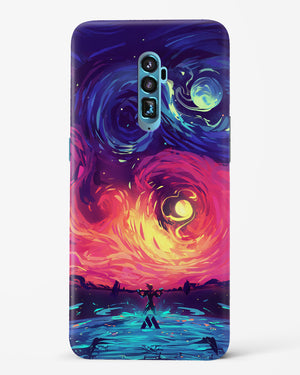 Starry Night Sun Hard Case Phone Cover (Oppo)