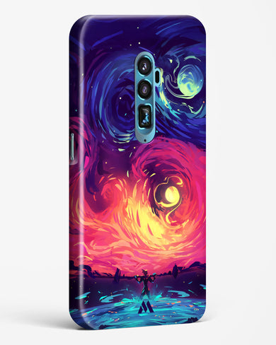 Starry Night Sun Hard Case Phone Cover (Oppo)