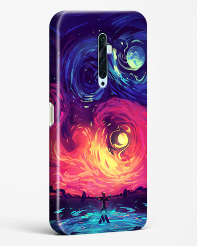 Starry Night Sun Hard Case Phone Cover (Oppo)