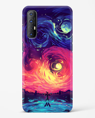 Starry Night Sun Hard Case Phone Cover (Oppo)