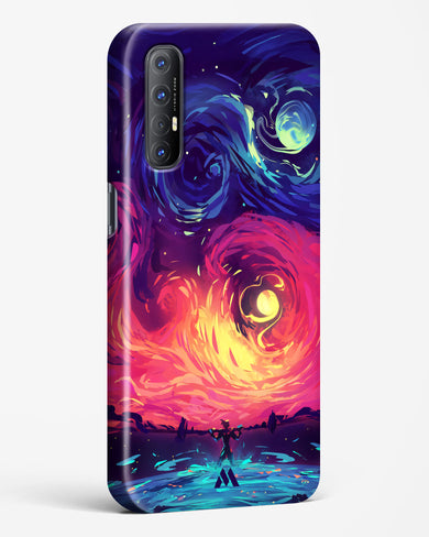 Starry Night Sun Hard Case Phone Cover (Oppo)