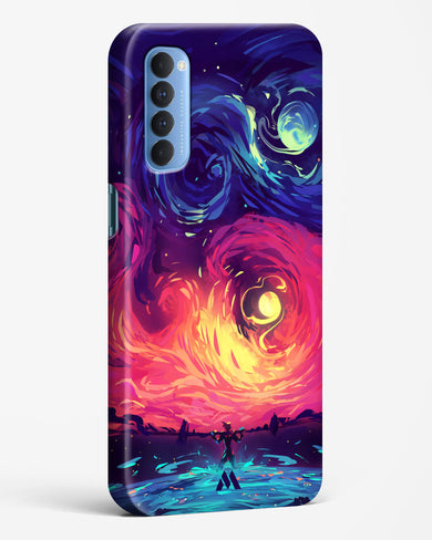 Starry Night Sun Hard Case Phone Cover (Oppo)