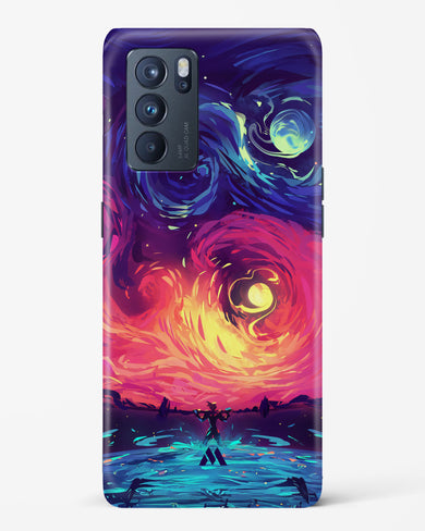 Starry Night Sun Hard Case Phone Cover (Oppo)