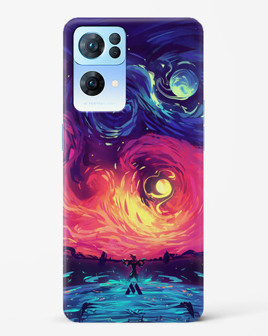 Starry Night Sun Hard Case Phone Cover (Oppo)