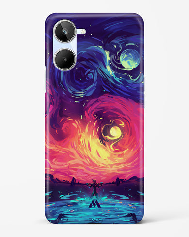 Starry Night Sun Hard Case Phone Cover (Realme)