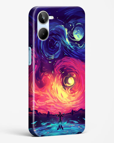 Starry Night Sun Hard Case Phone Cover (Realme)