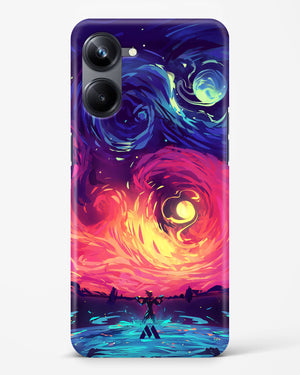 Starry Night Sun Hard Case Phone Cover (Realme)