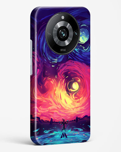 Starry Night Sun Hard Case Phone Cover (Realme)