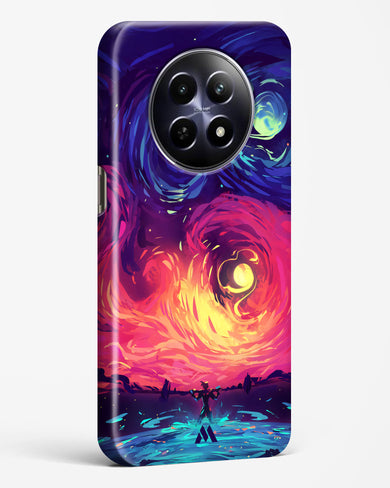 Starry Night Sun Hard Case Phone Cover (Realme)