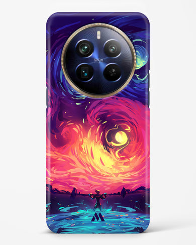 Starry Night Sun Hard Case Phone Cover (Realme)