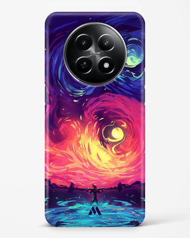 Starry Night Sun Hard Case Phone Cover (Realme)