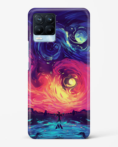 Starry Night Sun Hard Case Phone Cover (Realme)