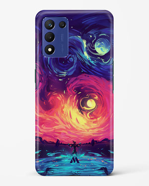 Starry Night Sun Hard Case Phone Cover (Realme)