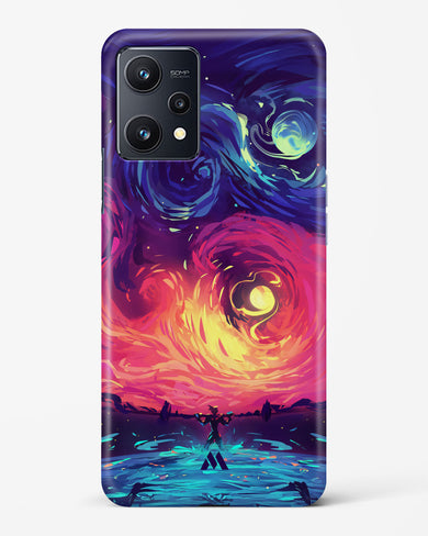 Starry Night Sun Hard Case Phone Cover (Realme)