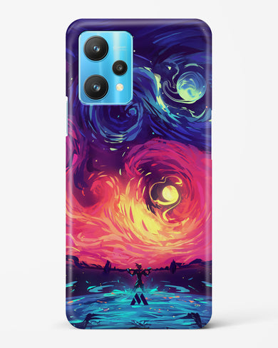 Starry Night Sun Hard Case Phone Cover (Realme)