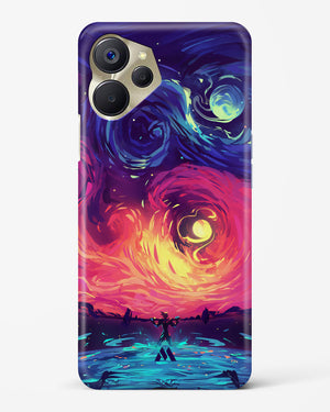 Starry Night Sun Hard Case Phone Cover (Realme)