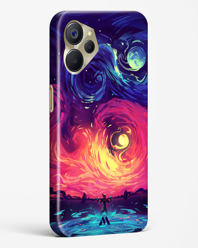 Starry Night Sun Hard Case Phone Cover (Realme)