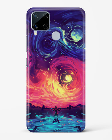 Starry Night Sun Hard Case Phone Cover (Realme)