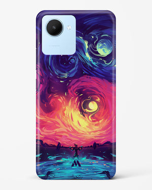 Starry Night Sun Hard Case Phone Cover (Realme)