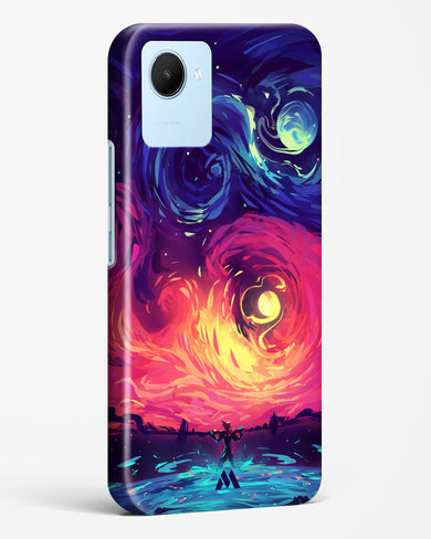 Starry Night Sun Hard Case Phone Cover (Realme)