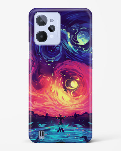 Starry Night Sun Hard Case Phone Cover (Realme)