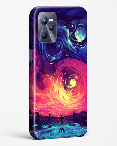 Starry Night Sun Hard Case Phone Cover (Realme)