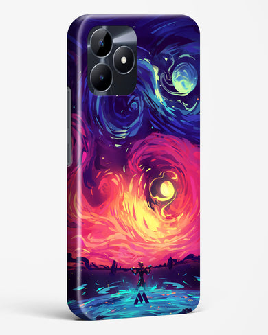 Starry Night Sun Hard Case Phone Cover (Realme)