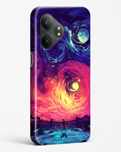 Starry Night Sun Hard Case Phone Cover (Realme)