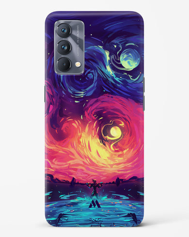 Starry Night Sun Hard Case Phone Cover (Realme)